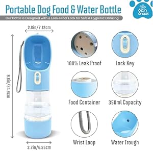   Portable-Dog-Travel-Water-Bottle-with-Water-Dispenser-Kit-Hydrate-Nourish-and-Tidy-Up-with-Ease-on-Your-Pets-Outdoor-Adventures-Travel-Water-Dispenser-Food-Container-and-Poop-Bag-All-in-One