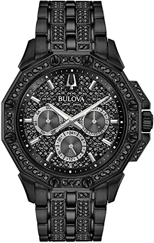Bulova Watch 98C134 montre multifonction à quartz avec 300 cristaux étincelants