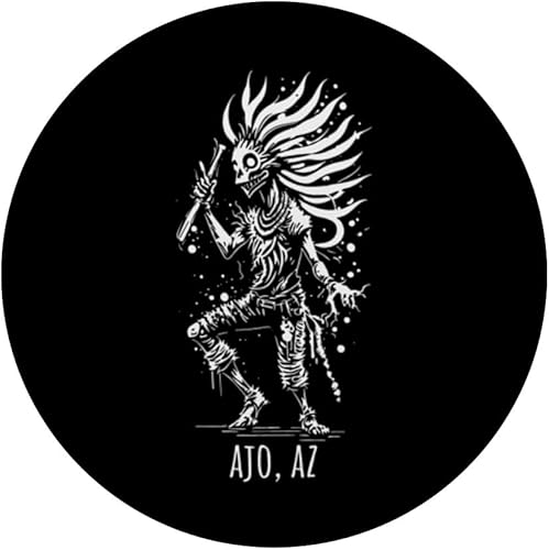 Miniatura 3 de Ajo Arizona USA Southwestern Abstract Art Design PopSockets Standard PopGrip