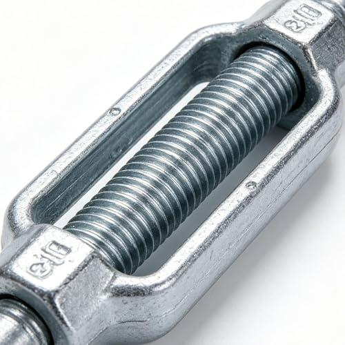 Hebilla de cuerda de alambre y kit tensionador de cables M6 resistente para uso industrial 7