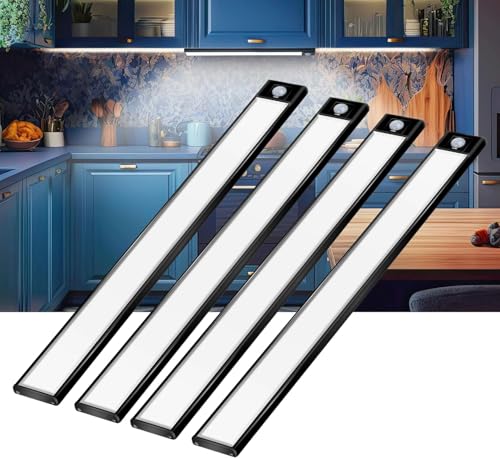 COLIJOY 69 LED Under Cabinet Lights 2Pack– Rechargeable 3000mAh Battery, Wireless Motion Sensor, Ideal for Kitchen, Closet & Under Counter Lighting by COLIJOY - Used condition - US$39.89