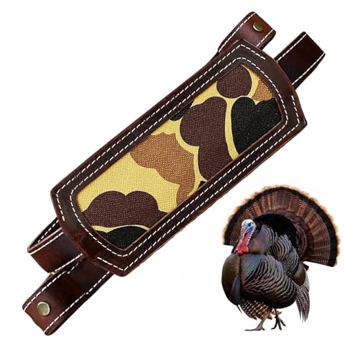 Eslinga de pavo, ajustable de cuero para exteriores, correa de transporte de pavo, para campos silvestres al aire libre, camping, viajes en terrenos irregulares