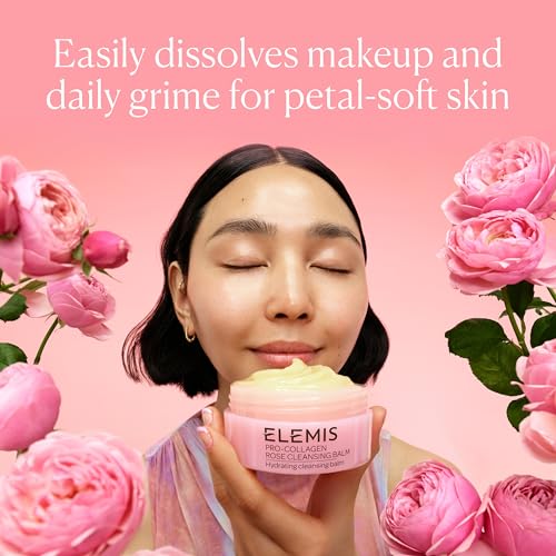 Image of ELEMIS Pro-Collagen Cleansing Balm Makeup Remover, Hydrating Facial Cleanser, Oil Cleanser, Oil Makeup Remover, Deep Cleanse