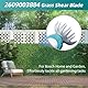 deawater 1 Stück 2609003884 80 mm Grasscherblatt 7,2 AGS 10,8 LI für Bosch Haus und Garten