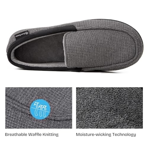EverFoams Pantofole mocassino uomo comfort con