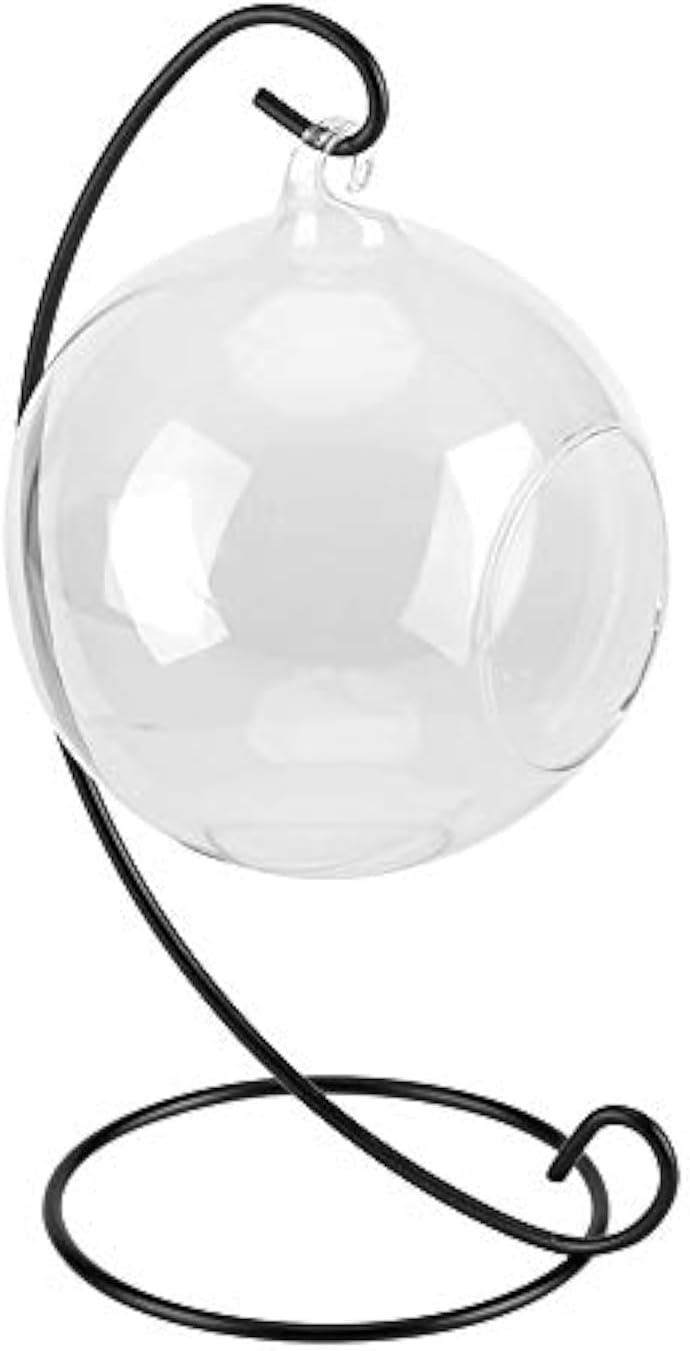 Large Hanging Plant Terrarium, Globe Display Planter for Tabletop, Microlandschaft House