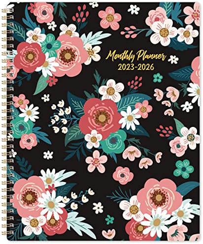 2023-2026 Monthly Planner/Calendar - 3 Year Monthly Planner 2023-2026, Jul. 2023 - Jun. 2026, 9'' x 11'', 2023-2026 Calendar Planner with 36 Monthly Tabs, Two-Side Pocket, Contacts Pages, Notes Pages