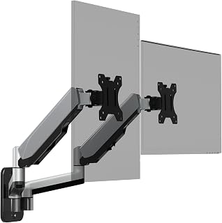WORLDLIFT Dual Monitor Wall Mount, Gas Spring Wall Monitor Arm for 17 to 32 inch Flat/Curved Screens, Each Holds Up to 19.... Price In India