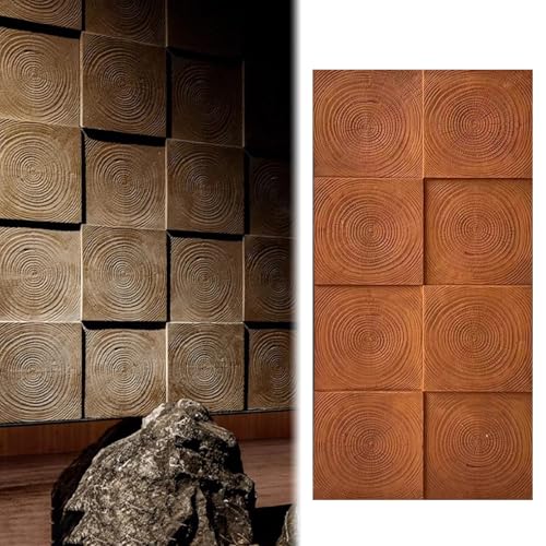 Panel de pared 3D de poliuretano impermeable para revestimiento interior y exterior