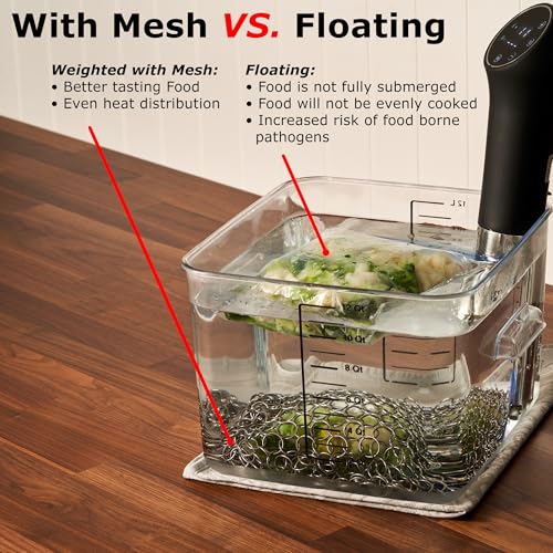 TopHat Sous Vide Sinker Weights (1.2 LB) Heavy-Duty Stainless Steel Weights with Clips for Precise Cooking - Food Grade Accessory - Safe and Convenient Cooking Solution by TopHat Technologies - Image 6