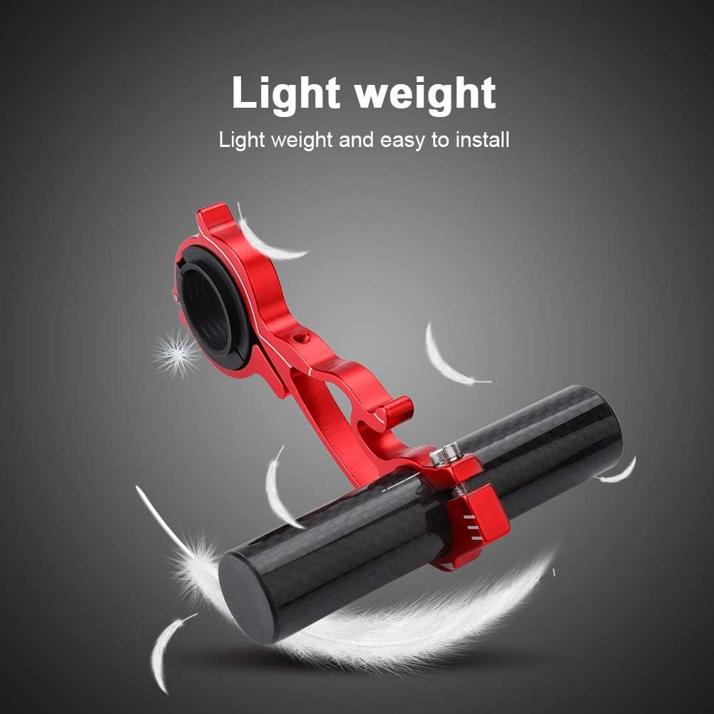 VGEBY1 Bike Handlebar Extender, Aluminium Alloy Cycling Handlebar Extension Bracket for GPS Lamp/Units/Headlights/Cameras Mount