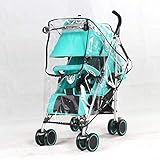 silla paseo tuc tuc plume UNIVERSAL: El protector de lluvia con ventana está adecuado a la mayoría de los cochecitos, ya sean de capazo fijo o plegable.