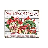 Métal Christmas North Pole Signs - France