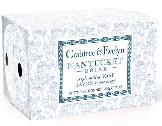 Crabtree & Evelyn Nantucket Briar Soap 2 Pack, 7 oz Each