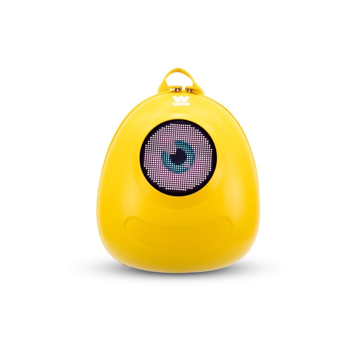 Woxter Mochila Led LOY-BIG EYE - Para Niños, con Leds Programables, Compatibles con APP, Impermeable, Bluetooth, Múltiples Bolsillos, 10 Litros de capacidad