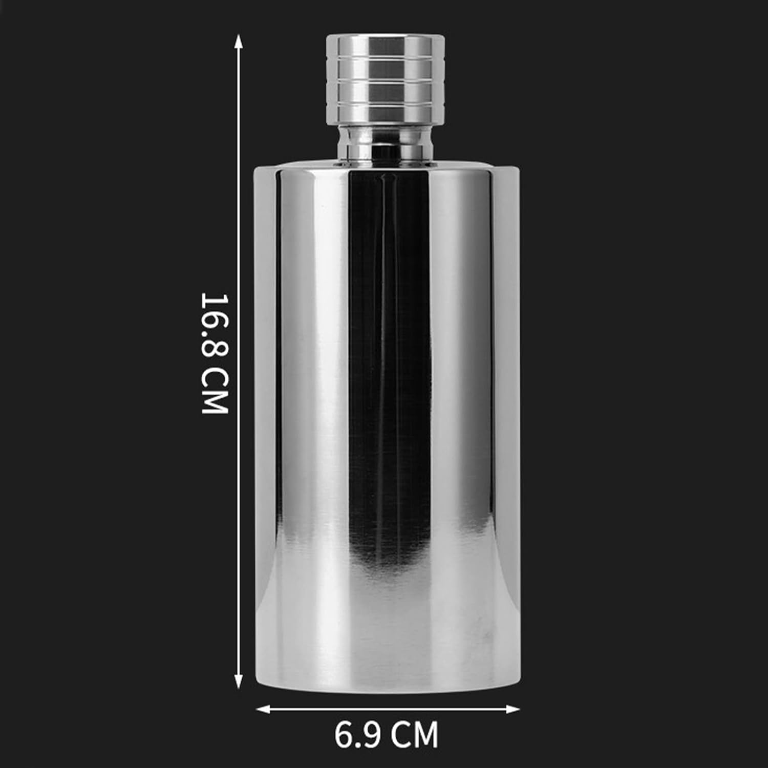 Hip Flask for Liquor 17 Oz 500ml Flask Portable 304 Stainless Steel Drinking Hip Flask Gift Package for Men Women's Fishing Outdoor Camping of Alcohol Whiskey Rum Vodka