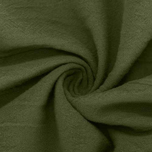 Mens Linen Pants Casual Lightweight Thin Loose Drawstring Pants 2024 Summer Going Out Cotton Work Pants with Pocket4