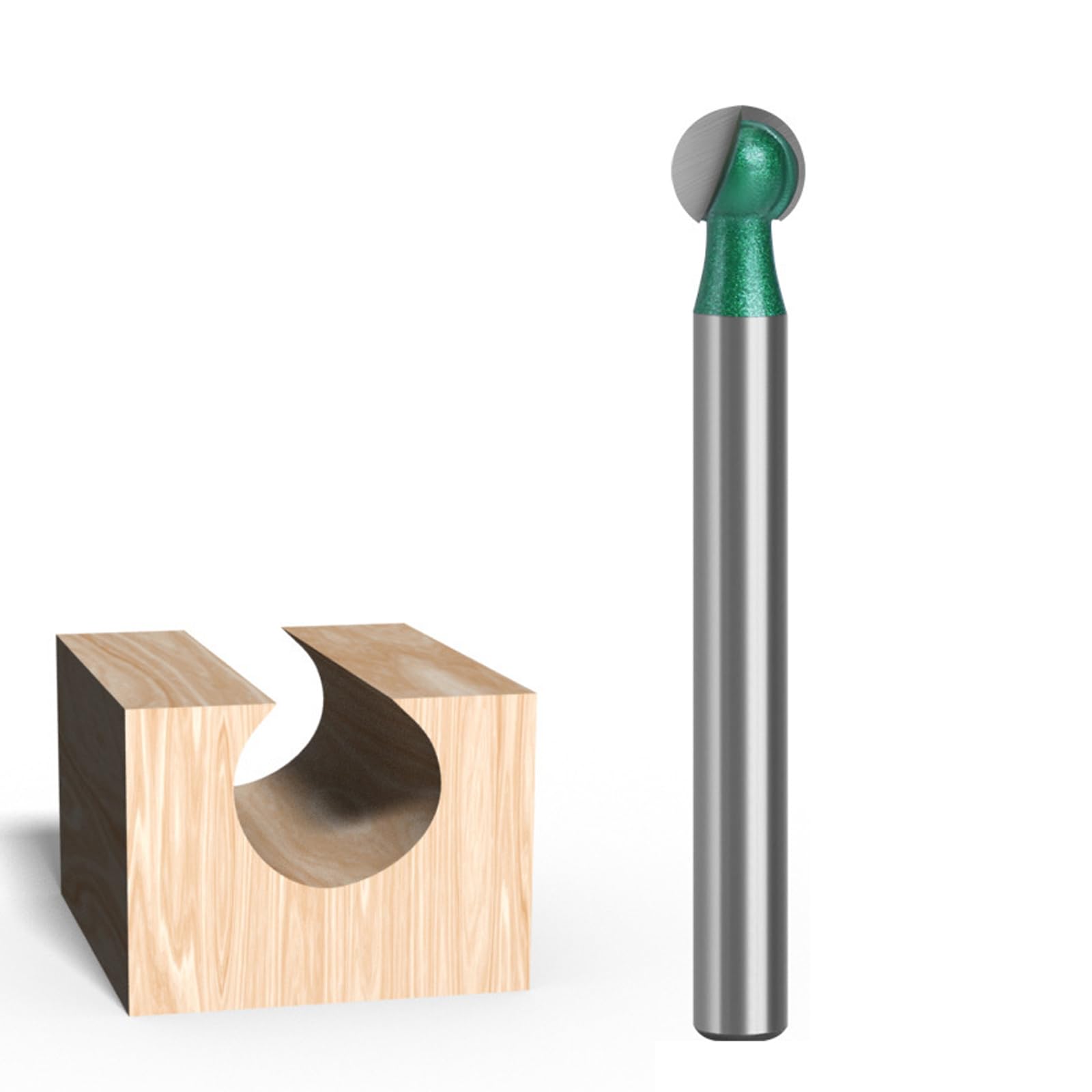 Zxfdsfdbnm 6X8 Precisions Ball Head Engraving Milling Cutter Extended Shank For Flexibility In Wood Carving Projects Milling Cutter