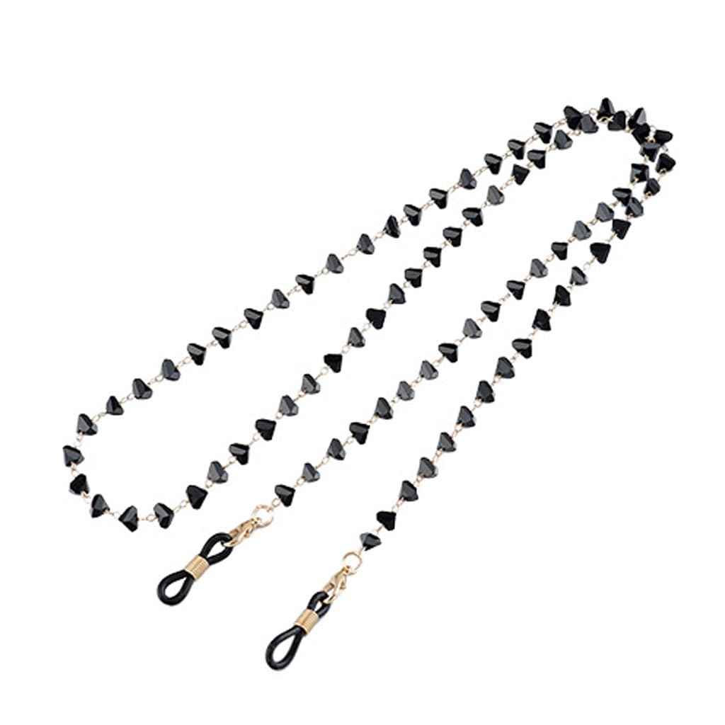 Triángulo Cristal Cordón Gafas Cadena Cuello Colgante Sol Ojo Cadena Colgante Gafas de Sol Cadena