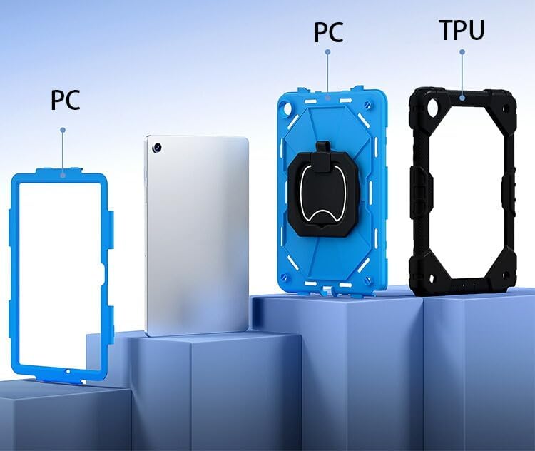 TRIPLE RIVER・For Galaxy Tab A11+ ケース 11インチ カバー シンプル 保護ケース 耐衝撃 スタンド