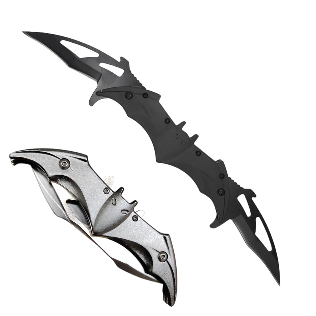 VPOUERY Coltello Pieghevole Batma Coltello Tascabile affilato per l'outdoor e la Sopravvivenza