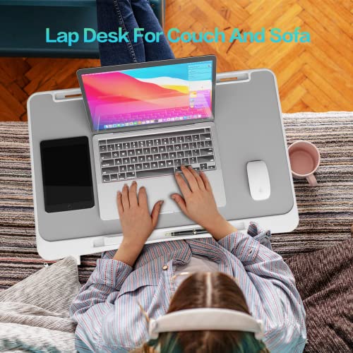 Laptop-Desk-for-Bed-Btrfe-Lap-Desk-with-Adjustable-Heights-and-Angles-Fit-up-17-Inch-Laptops-Large-Size-Bed-Tray-Table-for-Eating-Working-Writing-on-Sofa-Couch-Floor-236x-157-Grey