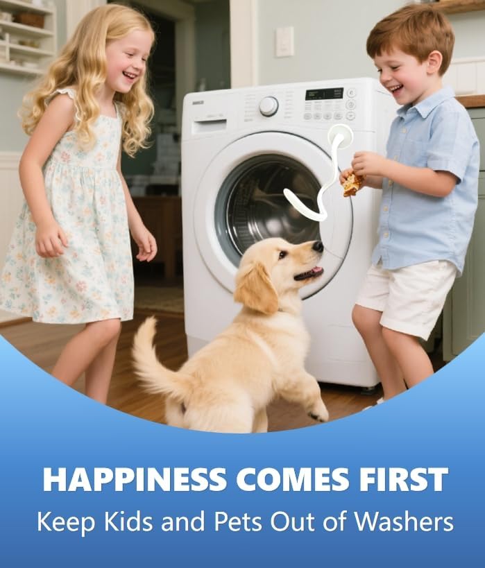 Miniatura 6 de Accesorio para puerta de lavadora de carga frontal, base grande de 2.6 pulgadas, accesorio magnético para puerta de arandela que evita olores,