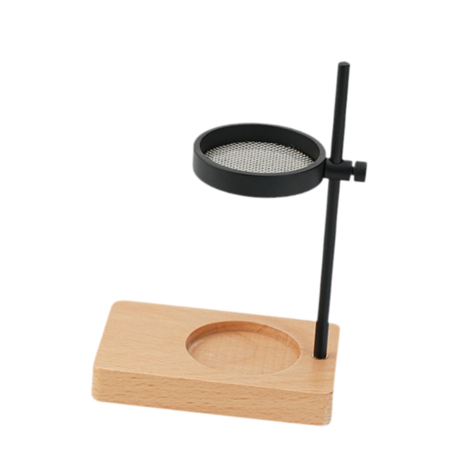 Premium-Räuchergefäß für Zuhause, Wohnzimmer, höhenverstellbarer Diffusor für ätherische Öle, Buchenholz Schwarz
