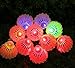 Inngree LED Badminton Birdies, LED Colourful Shuttlecock Dark Night Goose Feather Glow Birdies Lighting Outdoor Indoor Sport Activities (Colourful-10pcs)
