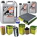 Produktbild QR-PARTS 69361125 Filter Set Inspektionspaket 7 Liter Motoröl Top Tec 4200 5W-30 MANN-FILTER Innenraumfilter Kraftstofffilter Luftfilter Ölfilter
