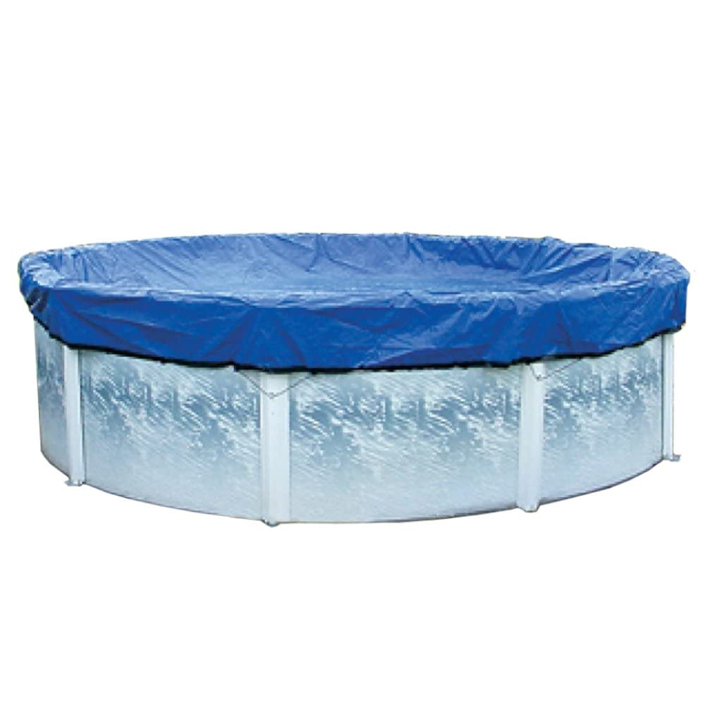Yard Guard Skirted Blue/Black Reversible Winter Cover with 2-Foot Overlap for 30-Foot Round Above-Ground Swimming Pools
