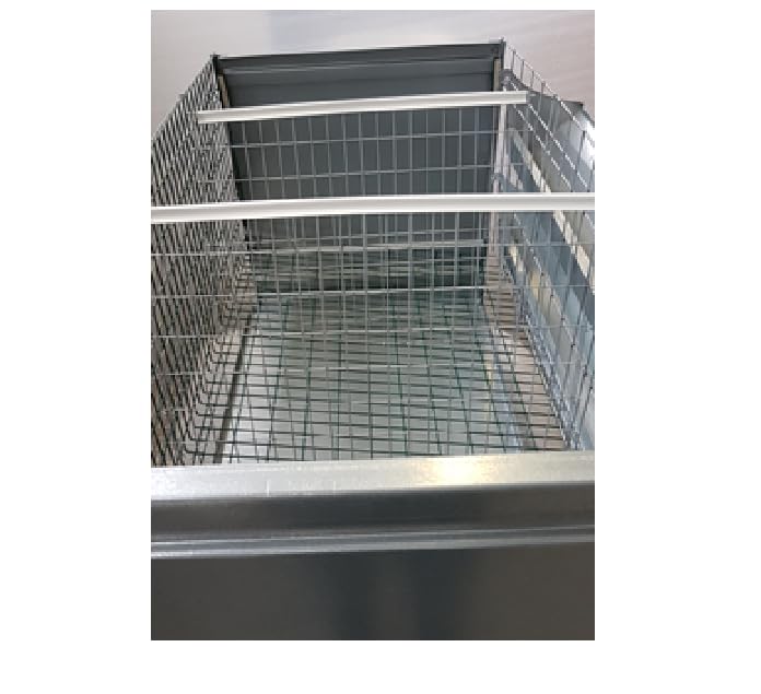 Gabbia per Galline Ovaiole, con 3 Celle, può contenere circa 9 Galline. Robusta e Resistente Graziealle Struttura Bullonata.- Le Misure Sono Della Gabbia Montata-