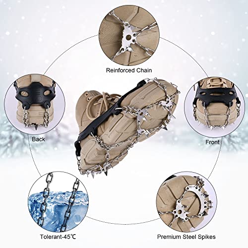 Flintronic Ramponi da Ghiaccio Antiscivolo, Ice