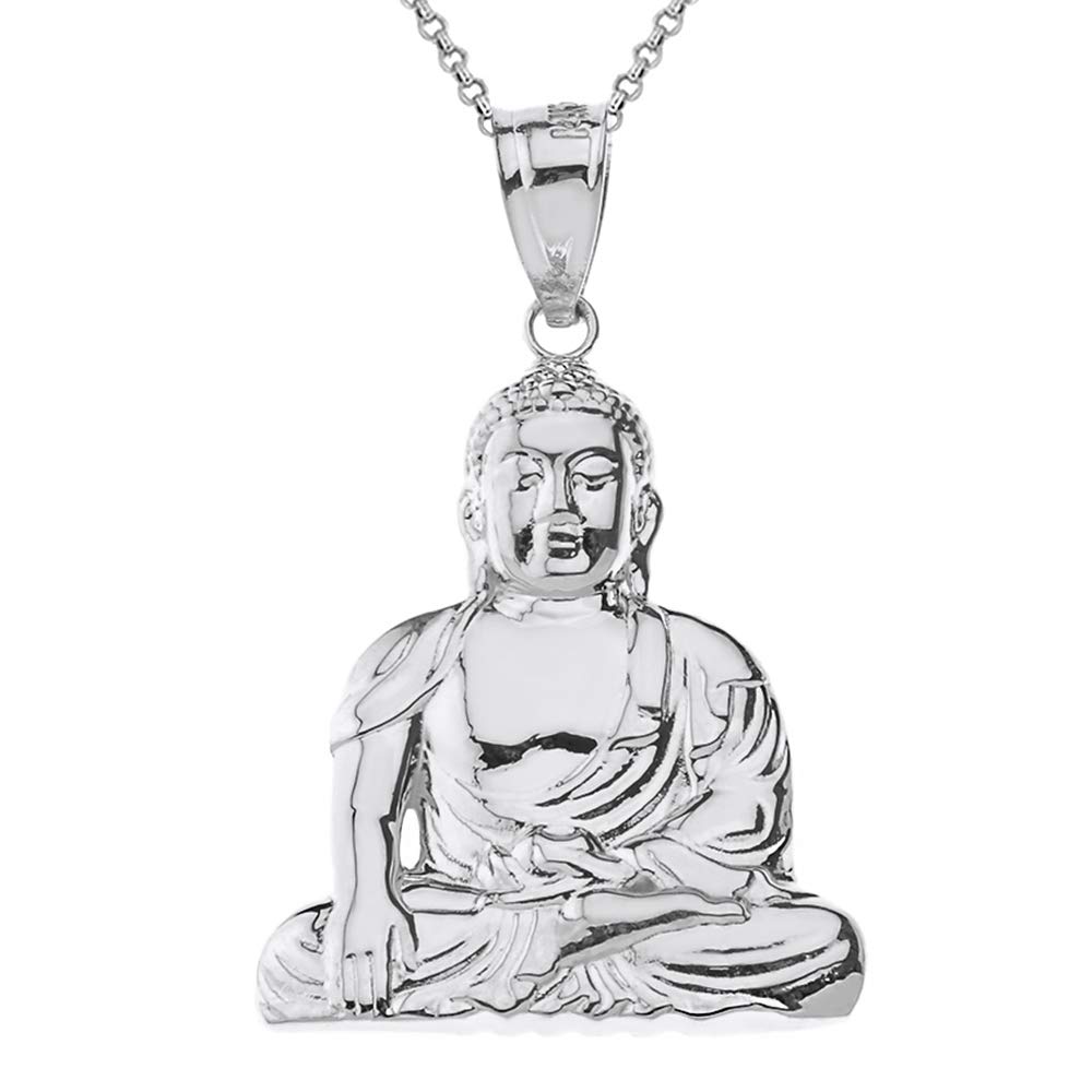 Amazon.com: 925 Sterling Silver Buddhism Buddhist Meditation