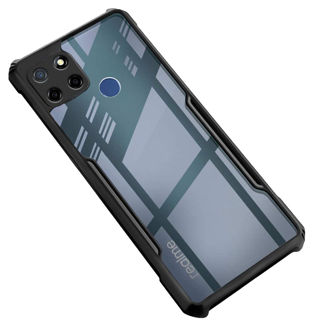 Fashionury Back Cover for Realme C25 / C25s / C12 / Narzo 30A / Narzo 20 | Four Corner Hybrid Soft PC Anti Clear Gel TPU Bumper Case [Shock Proof] [Anti-Slip] [Scratch Resistant] (Black) (B0B1MRXYGX) Amazon Price History, Amazon Price Tracker