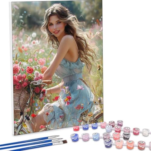 �������G �� �����L�b�g�ɂ��G�� ���� Paint by Numbers DIY�y�C���g ��l�� ���S�� �q���p �ȒP�ɓh��� �A�N�������ʊG�̋� ��| ��� ��H�| �L�b�g 3�̃y�C���g�u���V��1�̃Z�b�g�̃A�N�����痿���g�p �z�[�� �I�t�B�X���� 