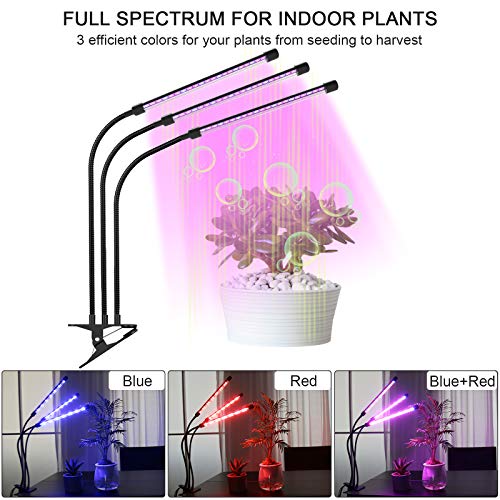 Grow Lights Plant Light for Indoor Plants Lamps Auto ON/Off Timer - Thumbnail 2