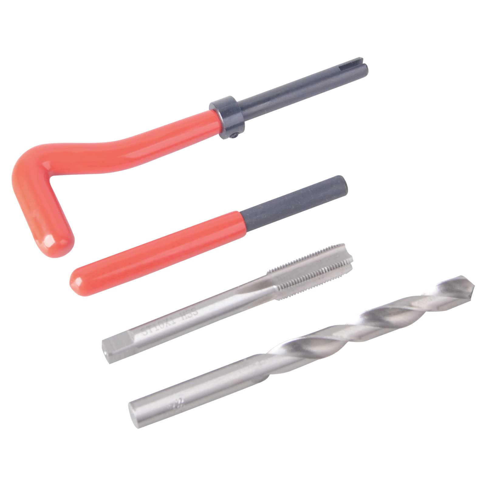 DAYUAN Kit di Riparazione Filettatura M10x1.0mm Helicoil Ripristino Strumenti di Riparazione Filo Kit Inserto Filo Compatibile Set di Utensili manuali per Riparazione Auto