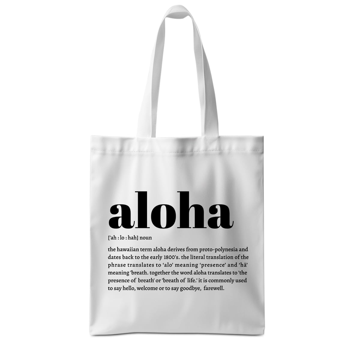 Aroha Kainga Whānau Aotearoa Aloha Mahalo Ohana Ahuihou Ubuntu Sawubona Definition Zulu Maori Hawaiian Tote Bag