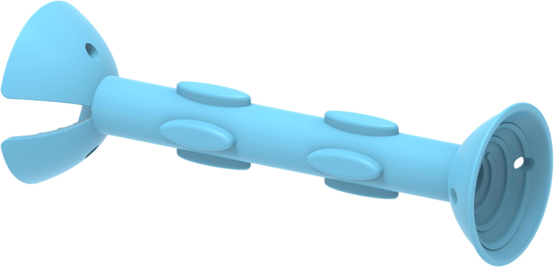 Bullseye Large Portable Soft Contact Lens Removal & Insertion Tool - Silicone Rubber Eye Lens Inserter & Remover Device with Large Pincher & Finger Grips Safe & Easy to Use, Travel Size 1.88"