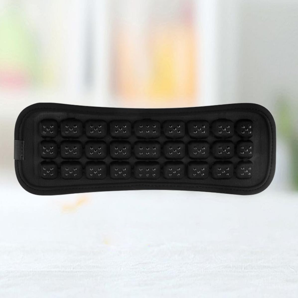 Épaulières Tpu Coton Lavables pour Bandoulière Paquet Épaule Noir