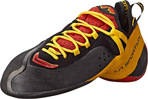 La Sportiva Unisex Genius Climbing Shoe, Red, 44