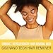 GiGi Nano Tech Crystal Hair Remover – Painless Reusable Hair Removal Tool for Legs, Arms & Bikini, Exfoliating Nano Hair Eraser for Women