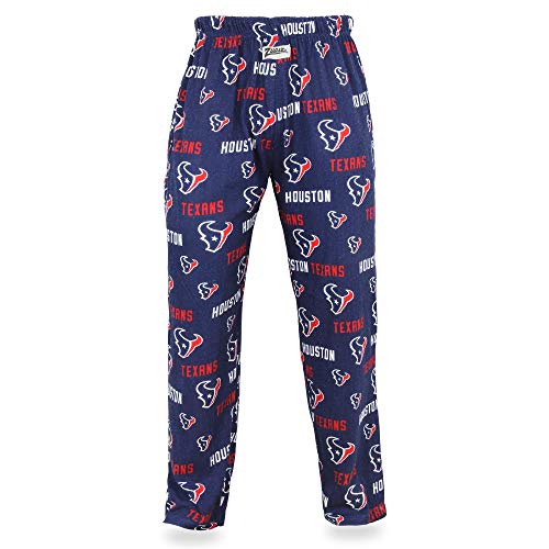 Officially Licensed Zubaz Men's NFL Comfy Pants, Houston Texans, Size Medium