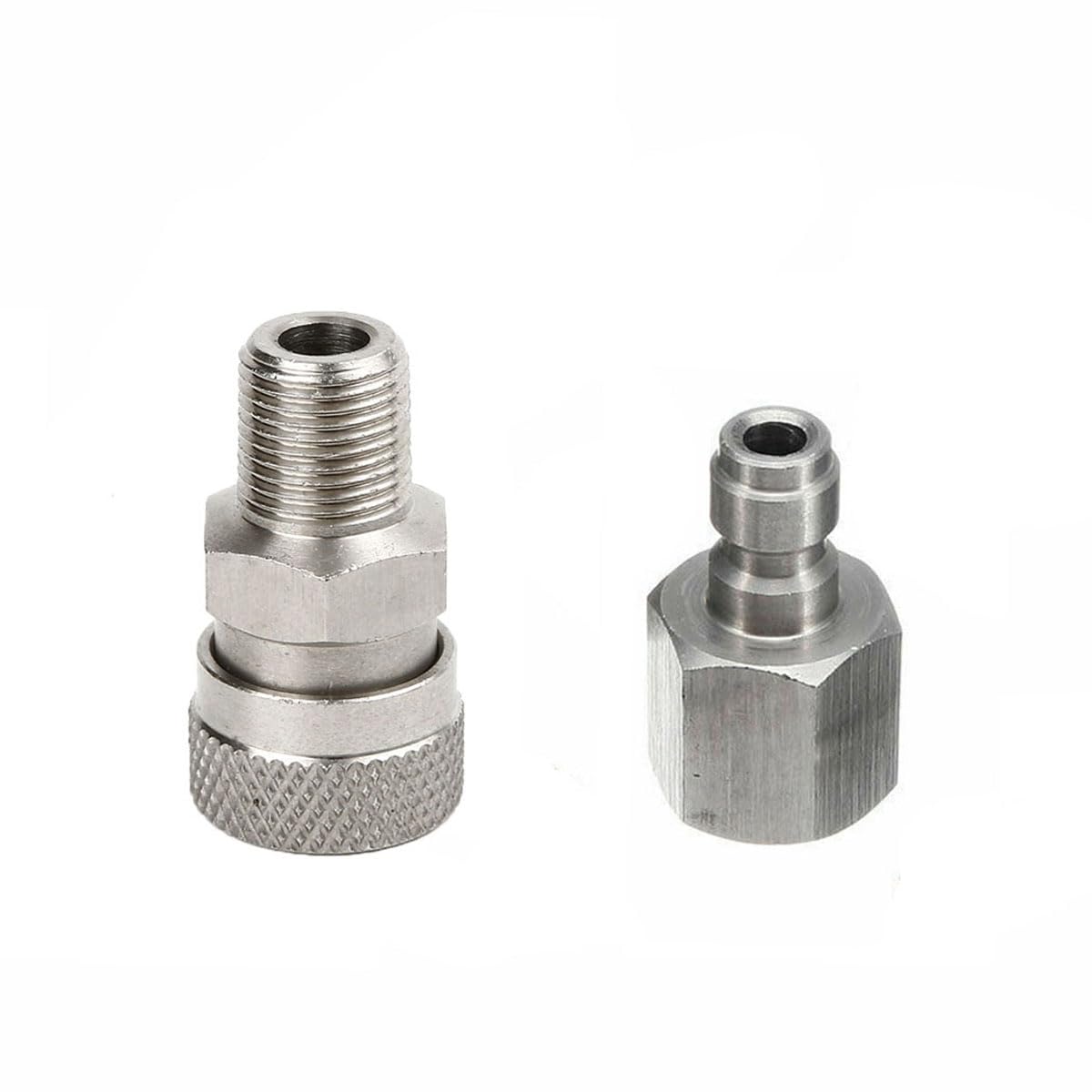 Universal HPA Foster Quick Disconnect Fitings 1/8 BSPP Male/Female Thread PCP Paintball CO2 Plug Air Tool Adapter
