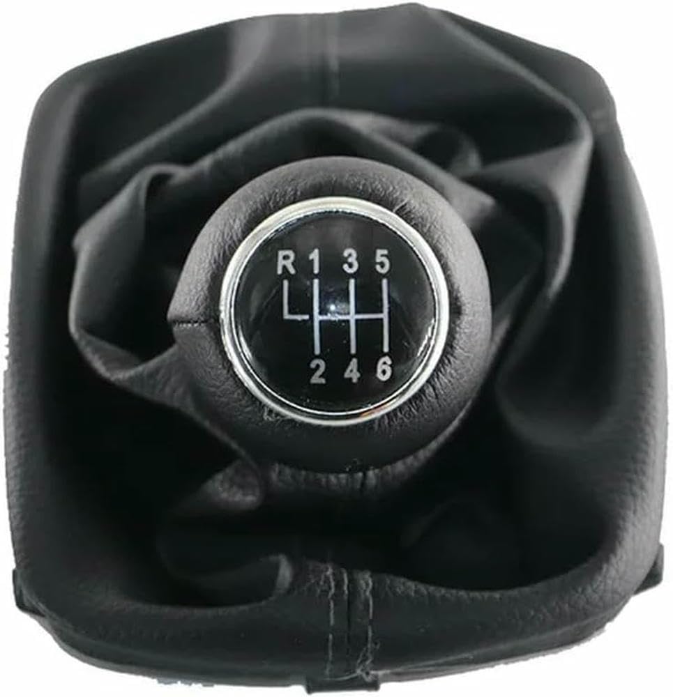 GZNBB Car Manual Gear Shift Knob Boot Cover Gaiter Lever Shifter Handle Stick, for Audi A6 C5 A8 D2 1996 1997 1998 1999 2000 2001 2002 2003