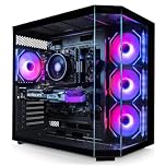 ADMI Gaming PC: AMD Ryzen 7 5700X, AIO Liquid Cooler, RTX 5060 Ti 8GB GDDR7, 32GB DDR4, 1TB NVMe, Edge ARGB Case (Black), WiFi, Windows 11