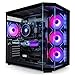 ADMI Gaming PC: AMD Ryzen 7 5700X, AIO Liquid Cooler, RTX 5060 Ti 8GB GDDR7, 32GB DDR4, 1TB NVMe, Edge ARGB Case (Black), WiFi, Windows 11