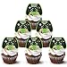 Video Game Controller Cake Topper 48 Count - Gamer Cake Topper Decoration | Video Game Cupcake Topper Supply | Game Controller Cupcake Toppers Design | Game Controller Cake Topper Theme By Pretty Cute Studios
