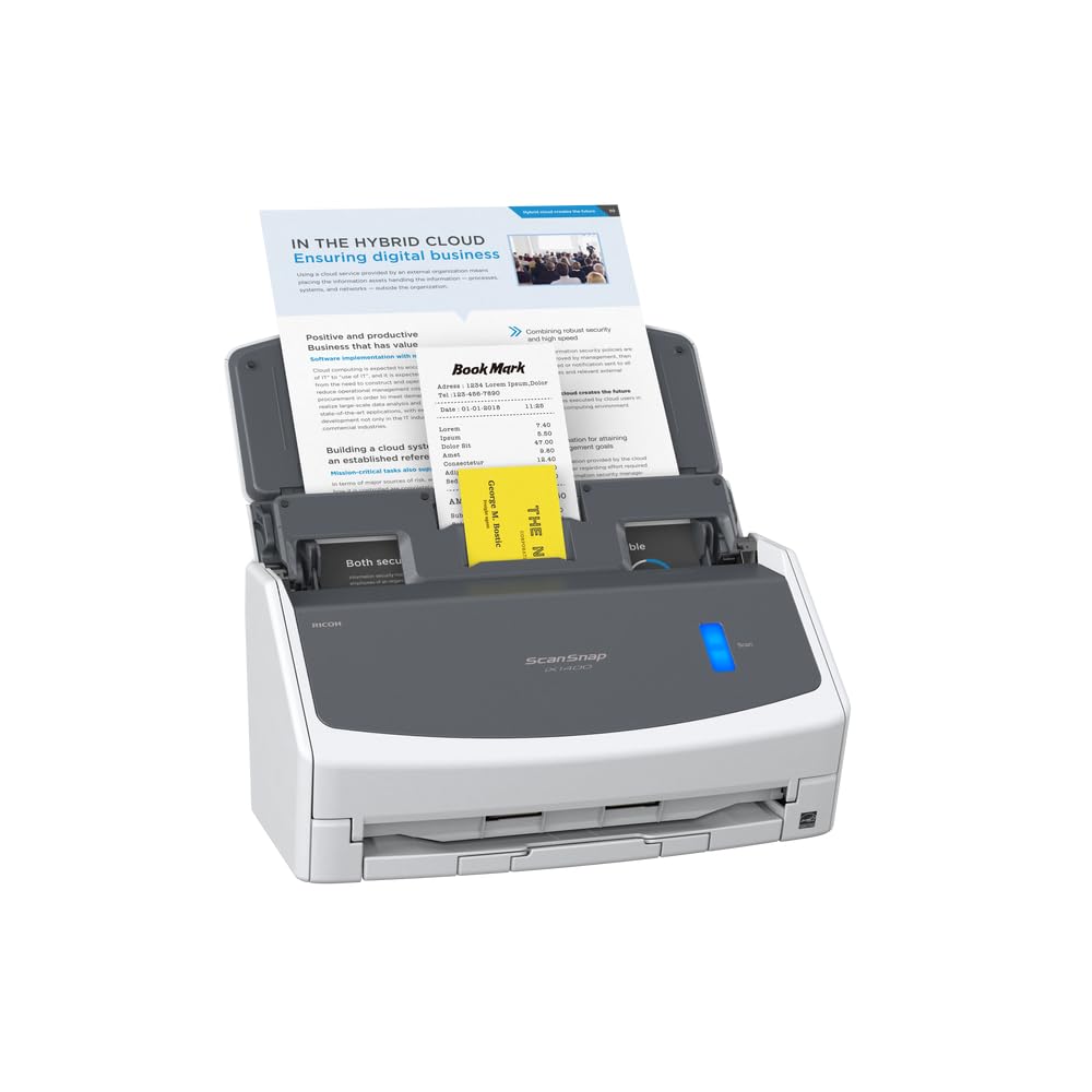 Ricoh Scansnap Ix1400 Scanner Adf 600 X 600 Dpi A4 Bianco (scansnap Ix1400)